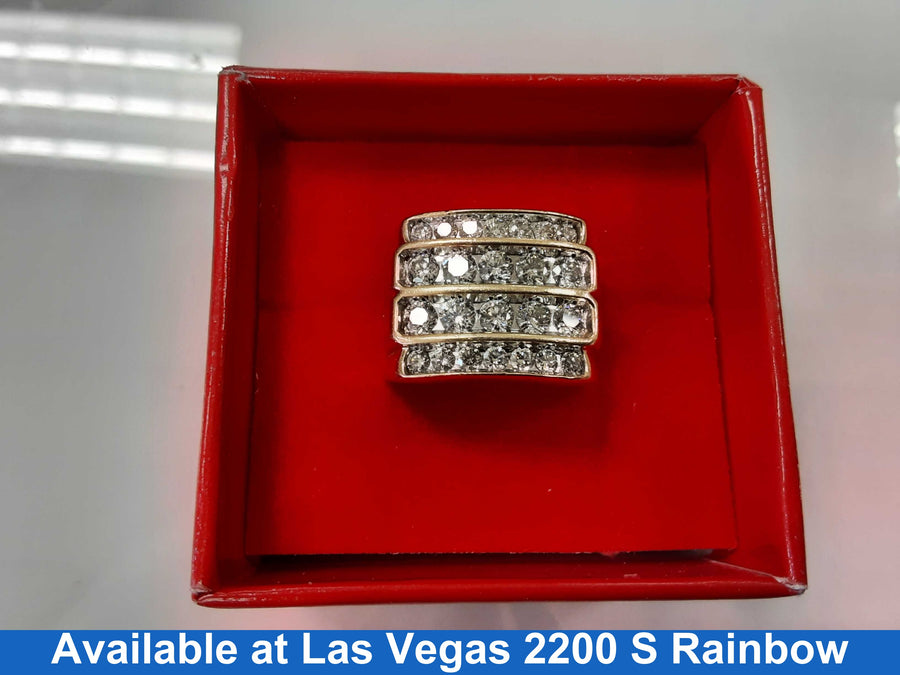 Men's Ring - Yellow Gold 10k (.417) 8.1 grams Size 8