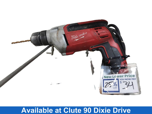 Milwaukee 0240-20 Red Corded Standard Drill