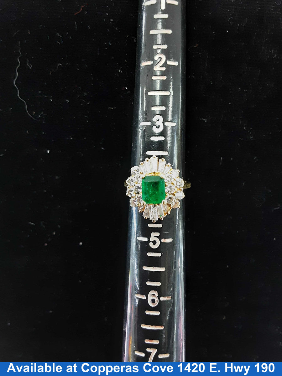 Women's Ring - Yellow Gold 18k (.750) 5.2 grams Size 6