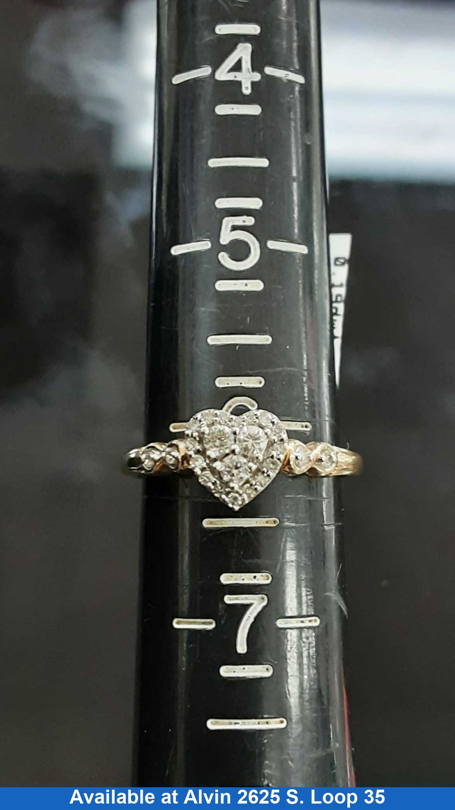 Women's Ring - Yellow Gold 10k (.417) 2.5 grams Size 7