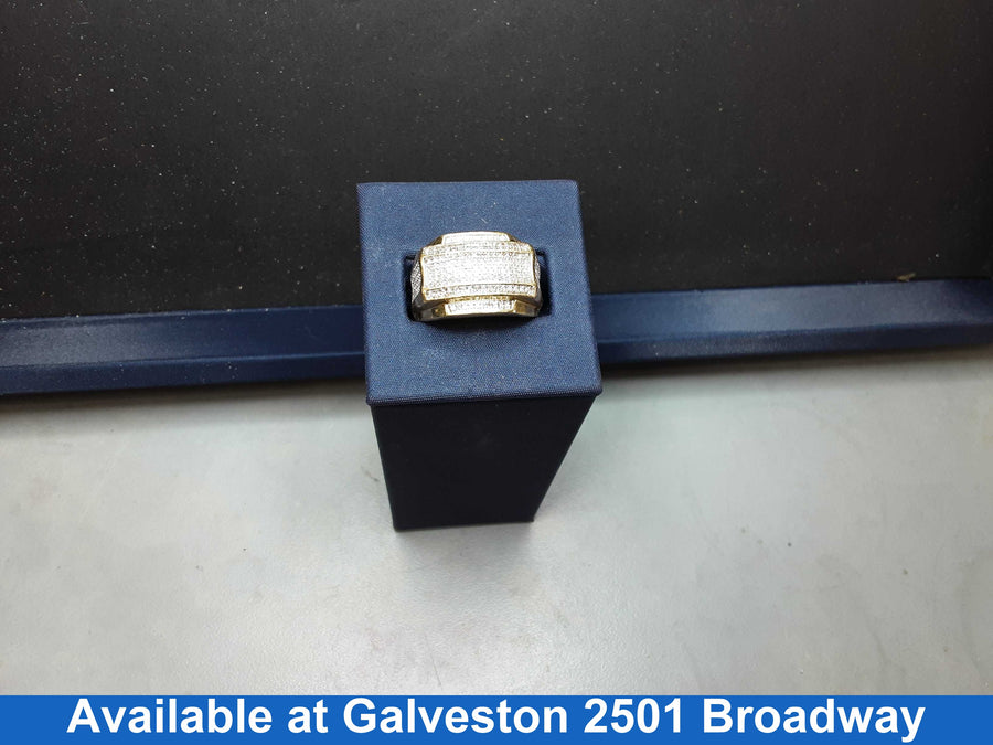 Men's Ring - Yellow Gold 10k (.417) 8.2 grams Size 10