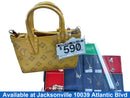 Christian Louboutin Cabato Nano Yellow Purse / Handbag