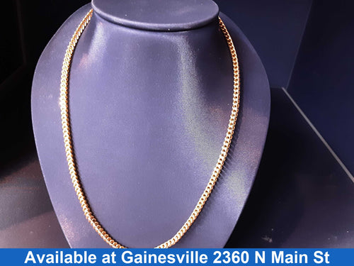 Fox Tail Chain - Yellow Gold 10k (.417) 14.5 grams 30 inch