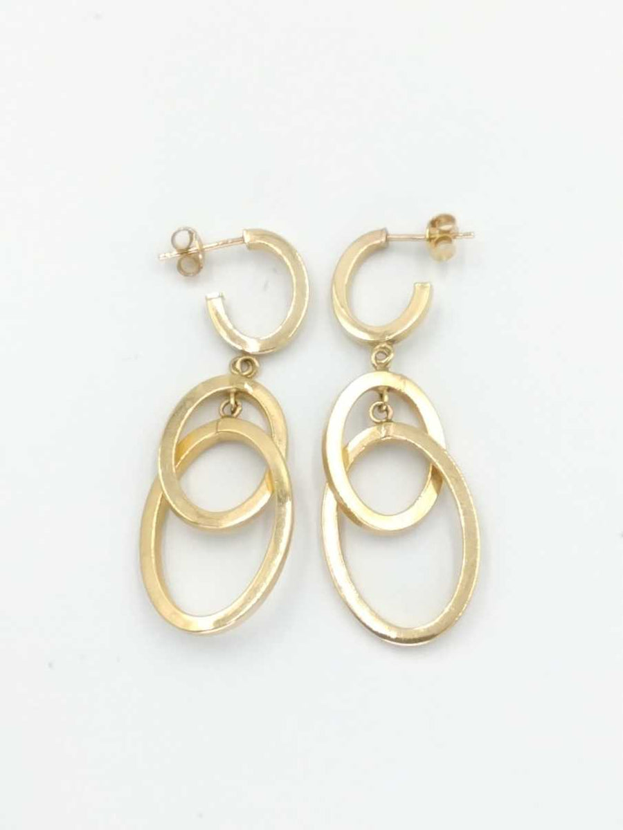 Hoop Earrings - Yellow Gold 10k (.417) 3 grams