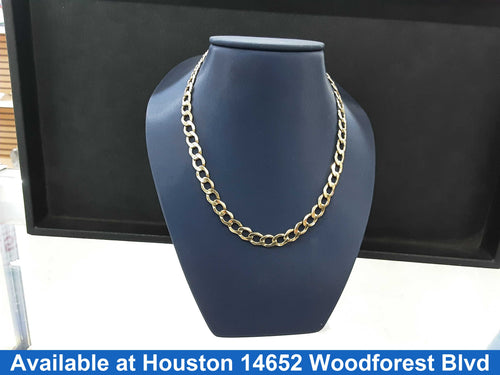 Cuban Link Chain - Yellow Gold 14k (.585) 16.1 grams 24 inch