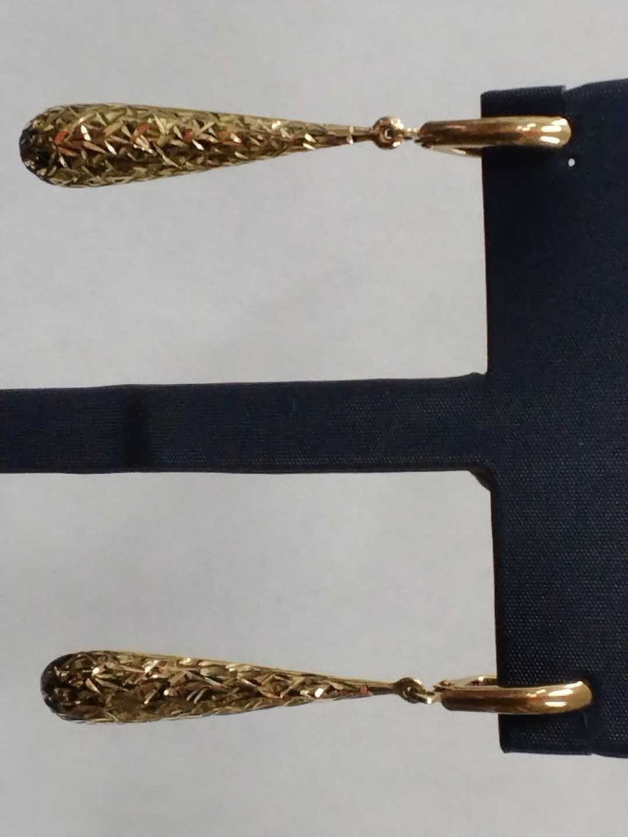 Earrings - Yellow Gold 14k (.585) 1.8 grams