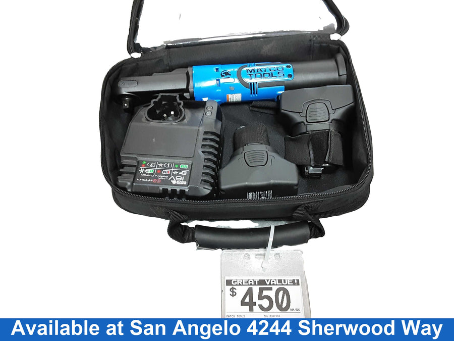 Matco Tools Mcl1638frsg Blue Cordless Ratchet