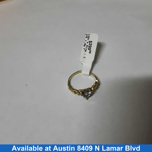 Women's Ring - Yellow Gold 14k (.585) 1.8 grams Size 6.5