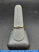 Ring - Wedding Band - Yellow Gold 10k (.417) 2.1 grams Size 8.5