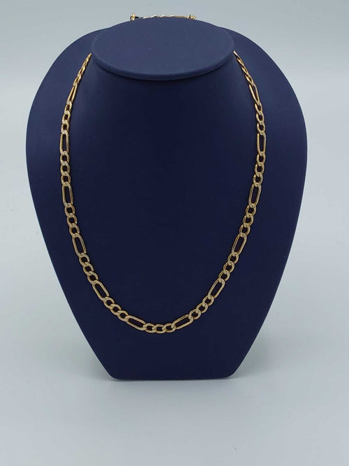 Figaro Chain - Yellow Gold 14k (.585) 11.3 grams 26 inch