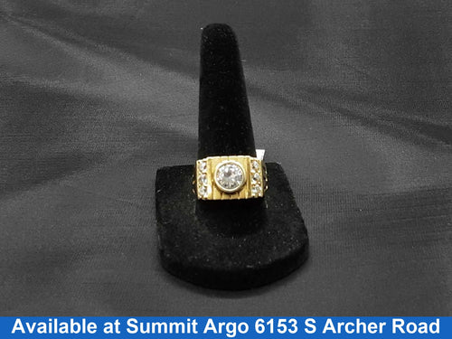 Men's Ring - Yellow Gold 14k (.585) 6.5 grams Size 8.5