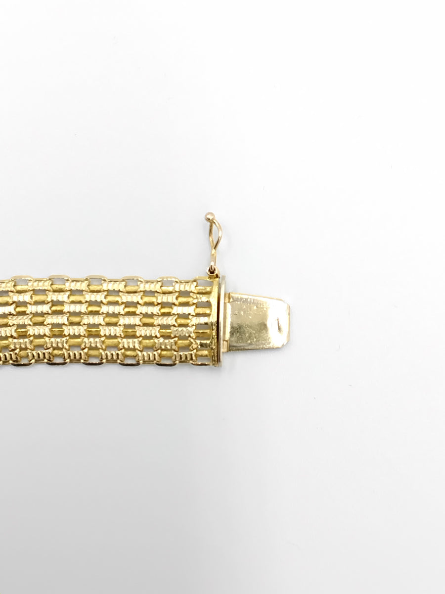 Bracelet - Yellow Gold 14k (.585) 15.2 grams 7 inch