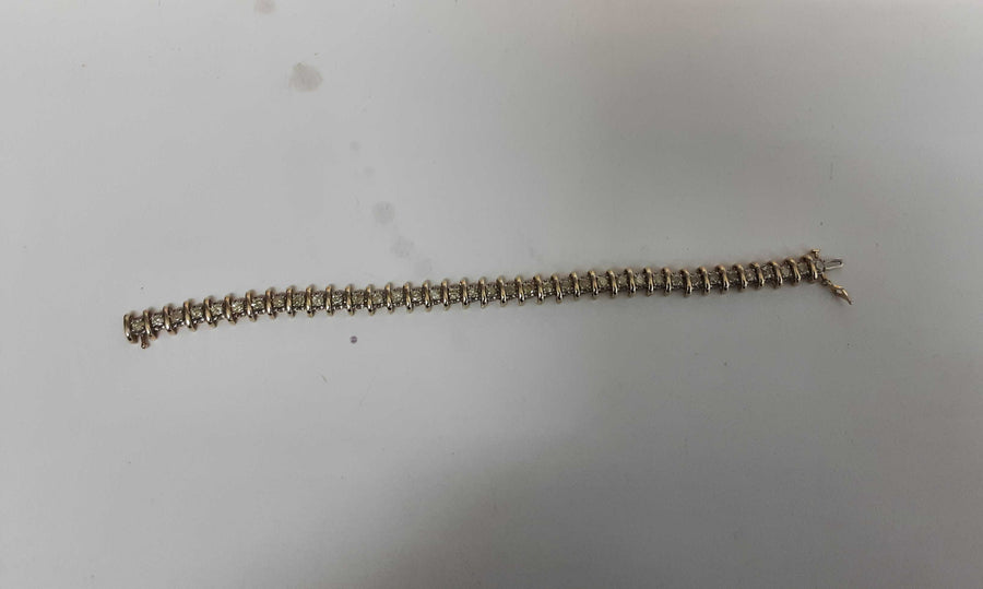 Tennis Bracelet - Yellow Gold 10k (.417) 13.4 grams 7 inch