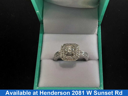 Ring - Engagement Set - White Gold 14k (.585) 7.3 grams Size 20