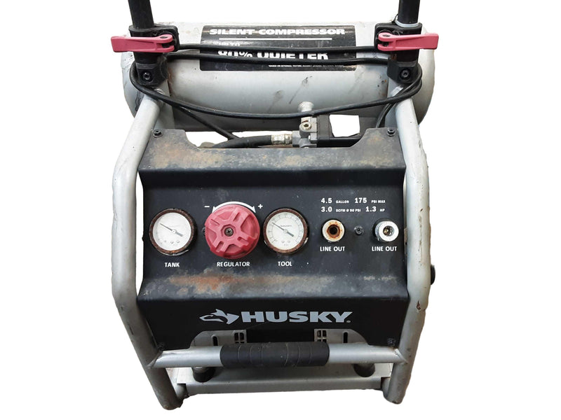 Husky Silent Gray Electric Compressor