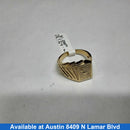 Men's Ring - Yellow Gold 14k (.585) 7.8 grams Size 10