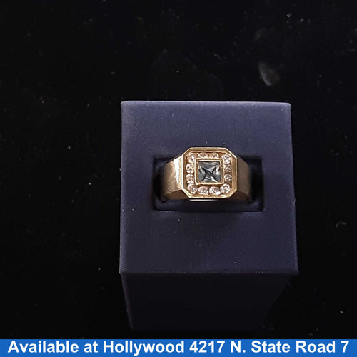 Men's Ring - Yellow Gold 14k (.585) 9.2 grams Size 7