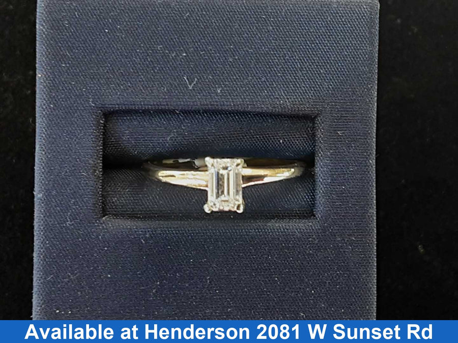Women's Ring - Solitaire - Yellow Gold 10k (.417) 1.5 grams Size 8