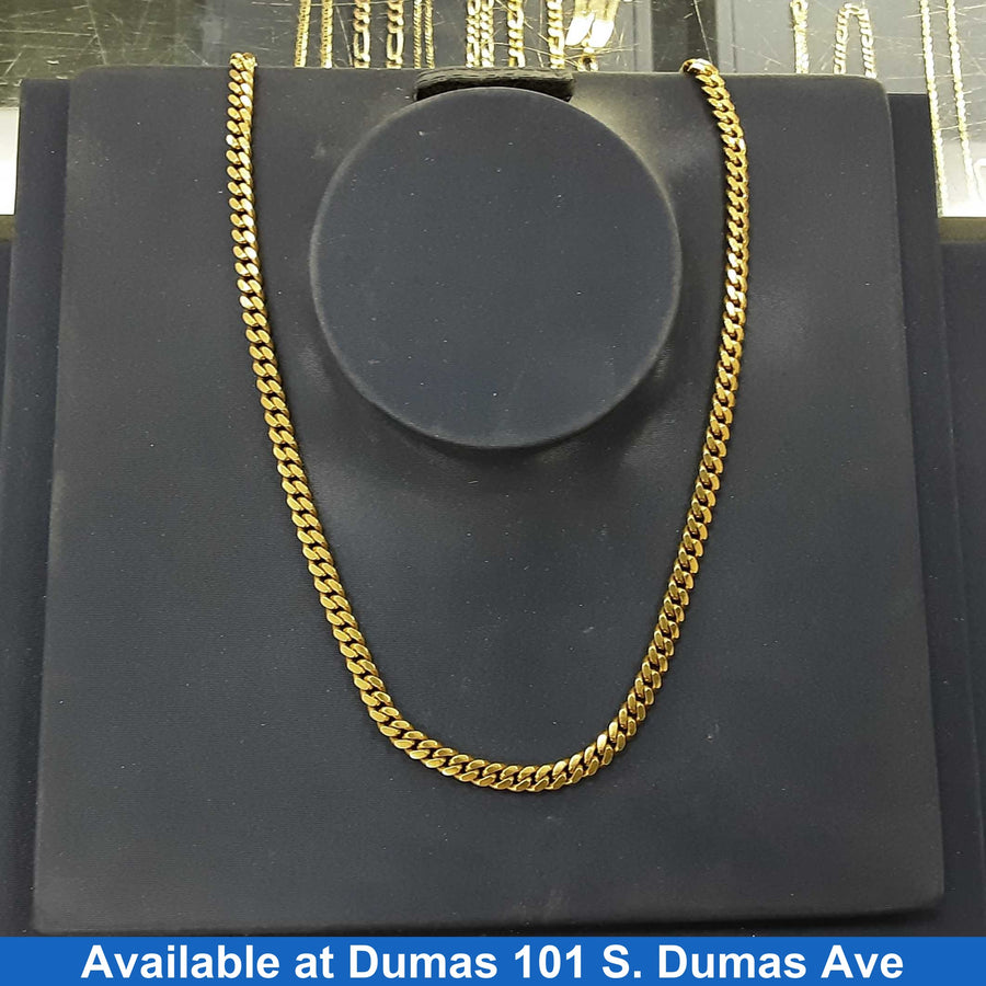 Cuban Link Chain - Yellow Gold 10k (.417) 35.9 grams 24 inch