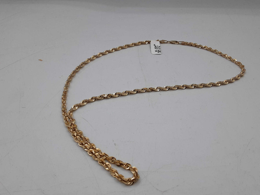Yellow Gold 10k (.417) 16.4 grams 22 inch