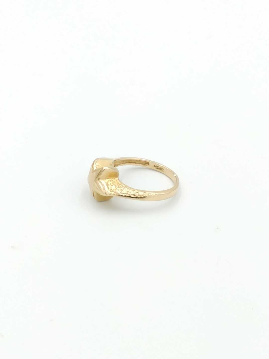Women's Ring - Yellow Gold 14k (.585) 3.2 grams Size 7