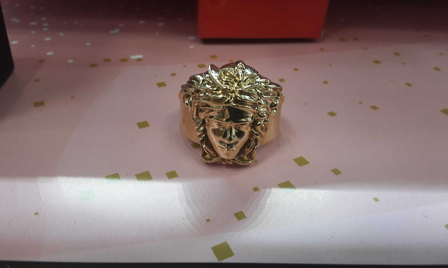 Men's Ring - Yellow Gold 14k (.585) 9.6 grams Size 12.5