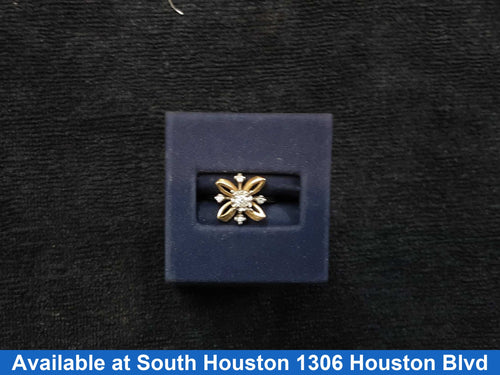Women's Ring - Yellow Gold 14k (.585) 3.8 grams Size 20
