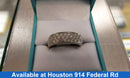 Women's Ring - Anniversary - White Gold 14k (.585) 6.4 grams Size 9.5