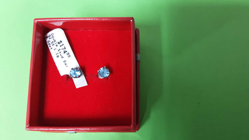 Double Stud Earring - Silver 1.1 grams