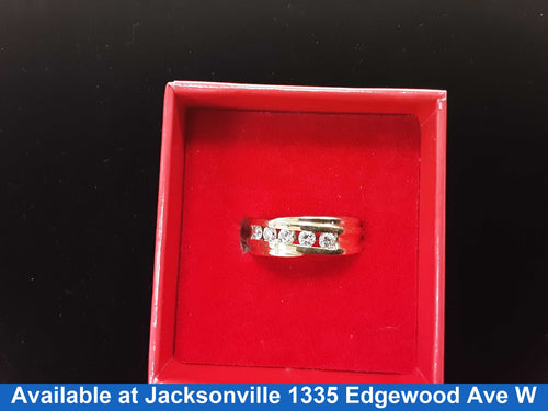 Ring - Wedding Band - Yellow Gold 14k (.585) 5.9 grams Size 10