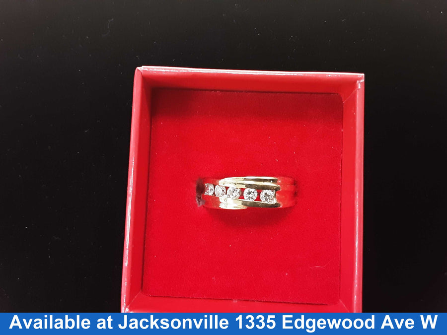Ring - Wedding Band - Yellow Gold 14k (.585) 5.9 grams Size 10