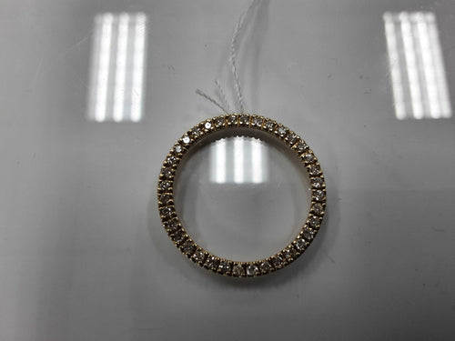 Diamond Pendant - Yellow Gold 14k (.585) 2.3 grams