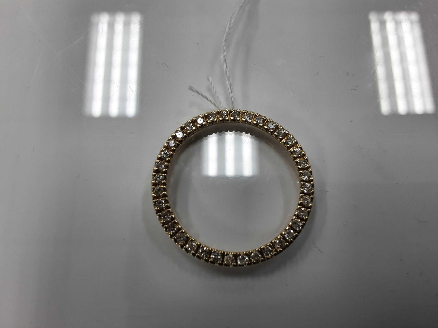 Diamond Pendant - Yellow Gold 14k (.585) 2.3 grams