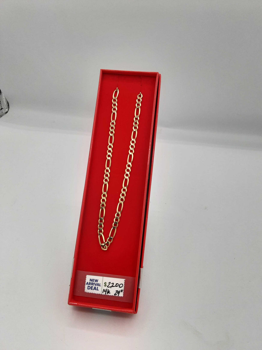 Chain - Yellow Gold 14k (.585) 16.3 grams 24 inch