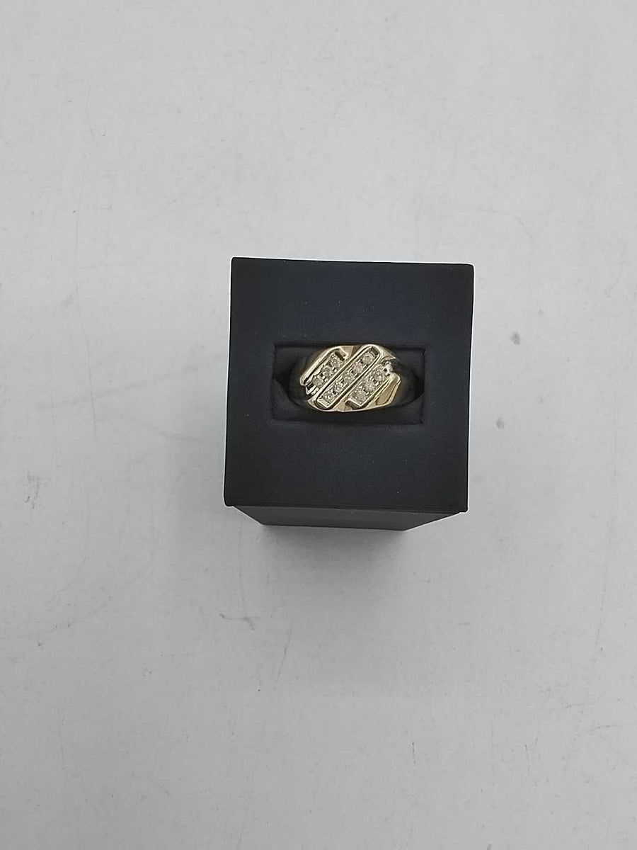 Men's Ring - Yellow Gold 10k (.417) 3.8 grams Size 20