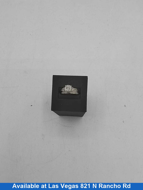 Ring - Engagement Set - White Gold 14k (.585) 7.1 grams Size 20