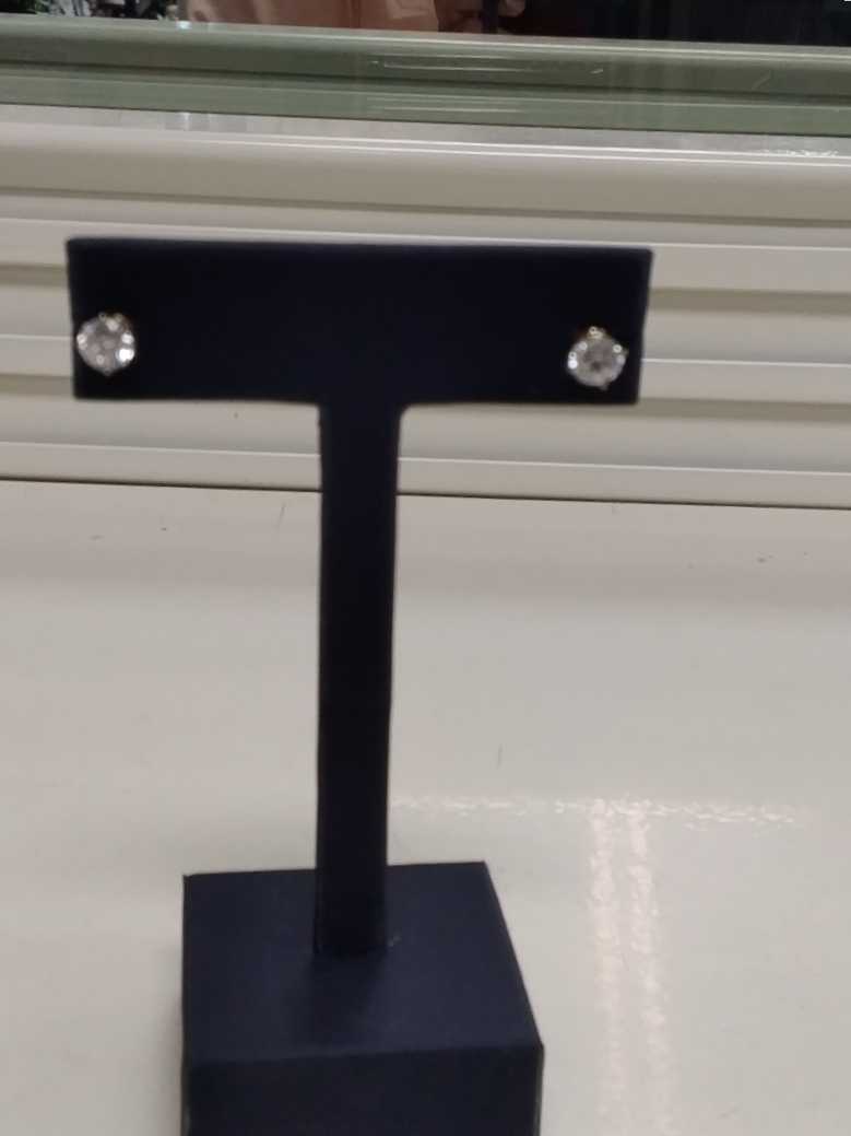 Double Stud Earring - Yellow Gold 10k (.417) 0.7 grams