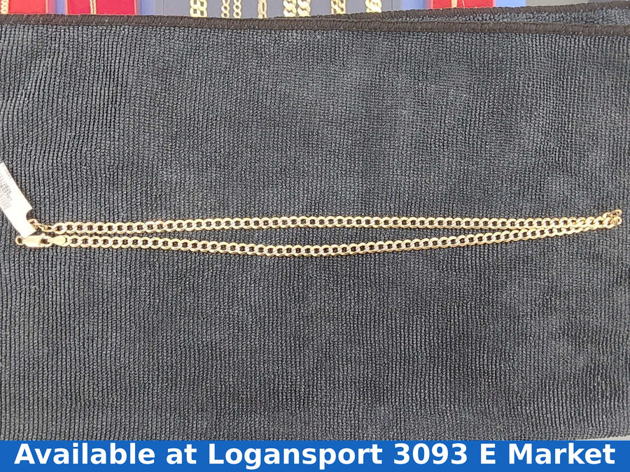 Cuban Link Chain - Yellow Gold 14k (.585) 11.8 grams 20 inch