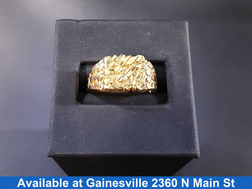 Women's Ring - Yellow Gold 10k (.417) 1.9 grams Size 10.5