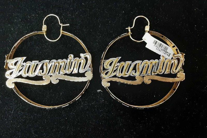 Bangle Earring Yellow Gold 10k (.417) 16.4 grams