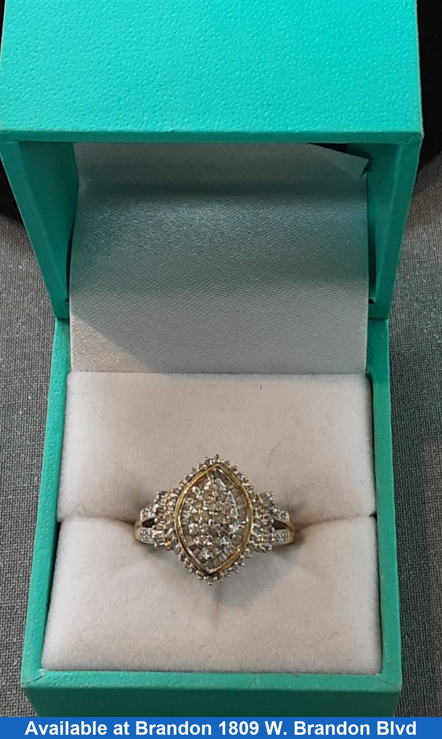 Women's Ring - Yellow Gold 10k (.417) 3.1 grams Size 8