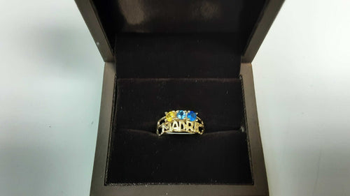 Women's Ring - Mother's - Yellow Gold 14k (.585) 2.7 grams Size 10