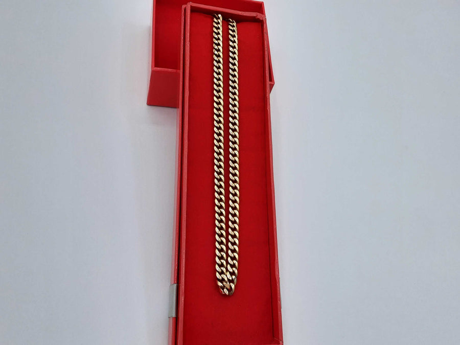 Cuban Link Chain - Yellow Gold 10k (.417) 17.7 grams 16 inch