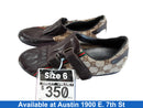 Gucci Gg Leather Sneakers Brown