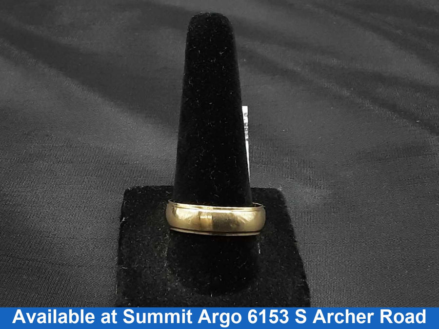 Ring - Wedding Band - Yellow Gold 10k (.417) 2.2 grams Size 10