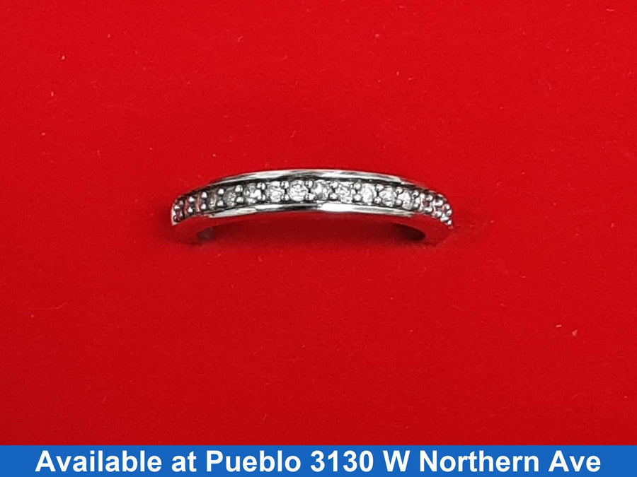 Women's Ring - Anniversary - Yellow Gold 14k (.585) 3.4 grams Size 8