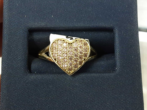 Women's Ring - Yellow Gold 10k (.417) 2 grams Size 10