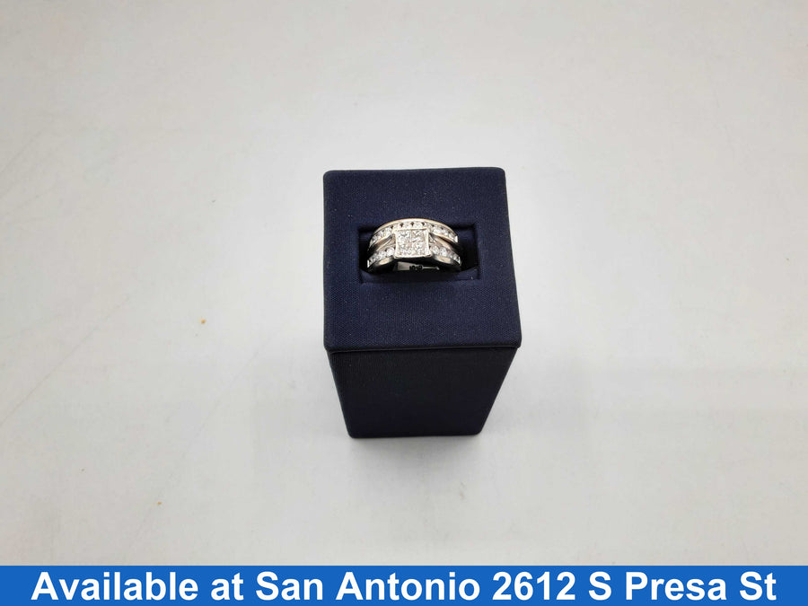 Ring - Engagement Set - Yellow Gold 14k (.585) 6.1 grams Size 12