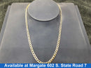 Cuban Link Chain - Yellow Gold 10k (.417) 4.4 grams 25 inch