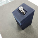 Ring - Engagement Set - White Gold 10k (.417) 6 grams Size 7.5